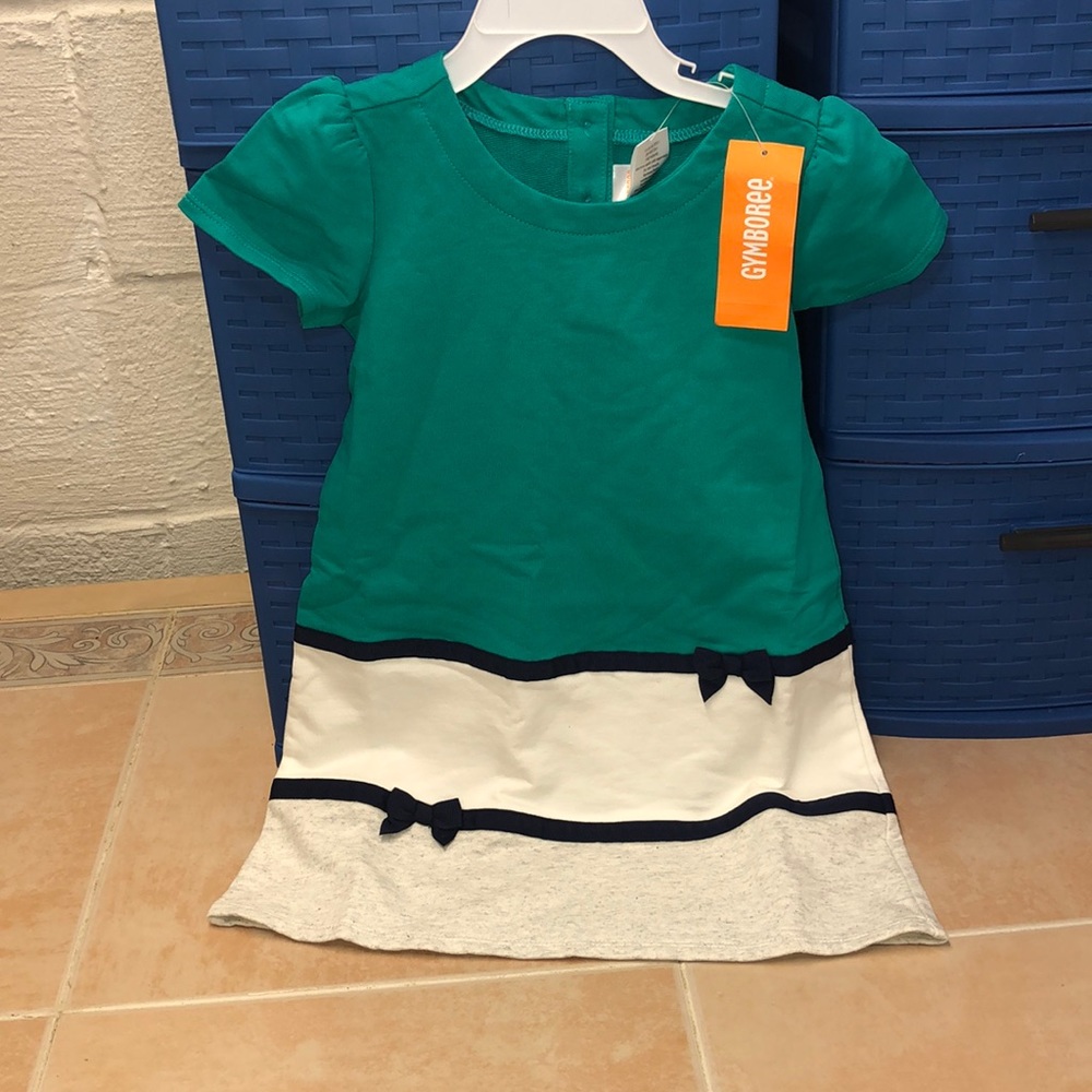 Gymboree girls green dress size 4T